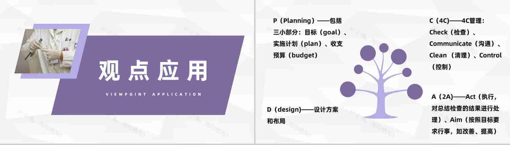 医院医疗护理PDCA品管圈案例汇报医护人员护理输液应用PPT模板-6