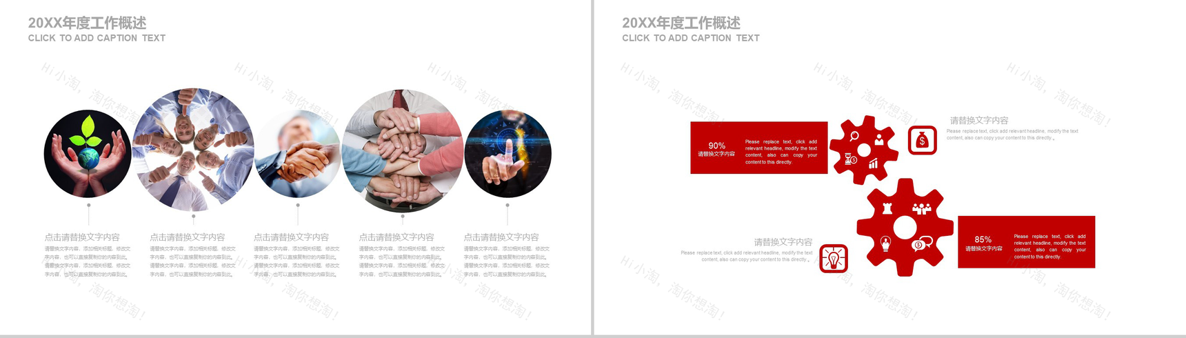 简约商务物流快递运输年终总结报告PPT模板-7