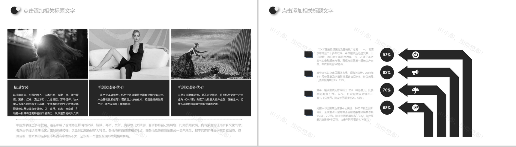 欧美时尚服装行业品牌宣传推广策划汇报PPT模板-9
