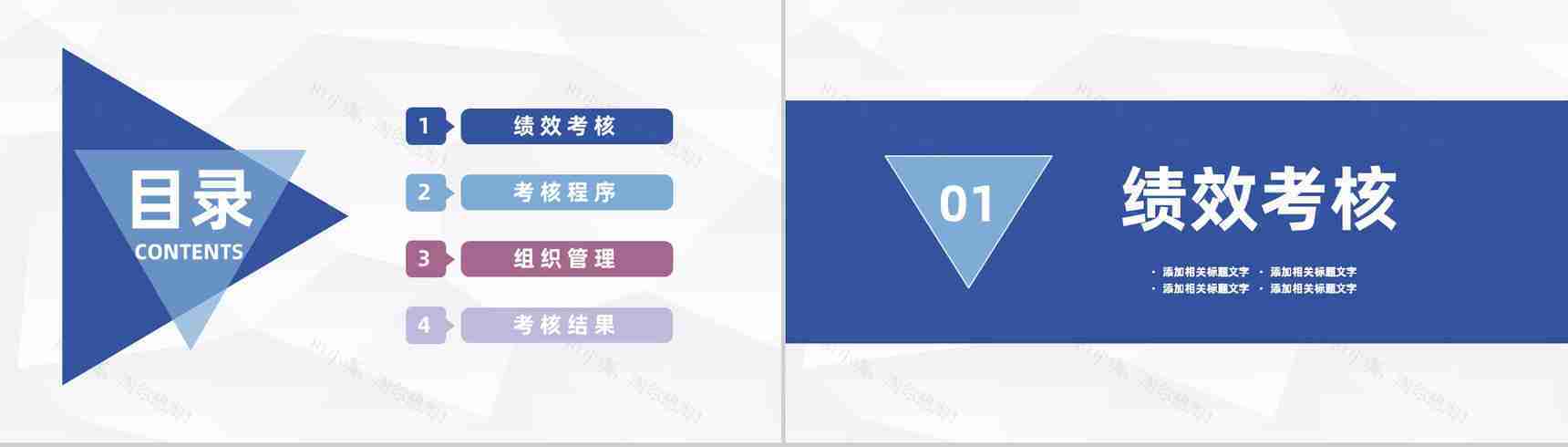 大气员工绩效管理考核标准培训公司业绩管理工作汇报PPT模板-2