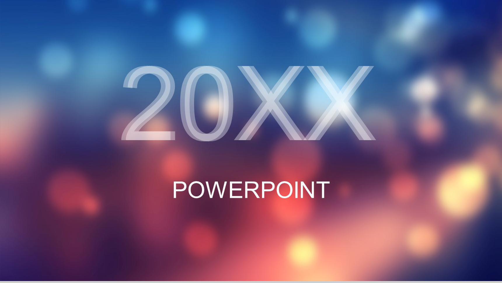 绚丽商务演讲汇报商务通用PPT模板