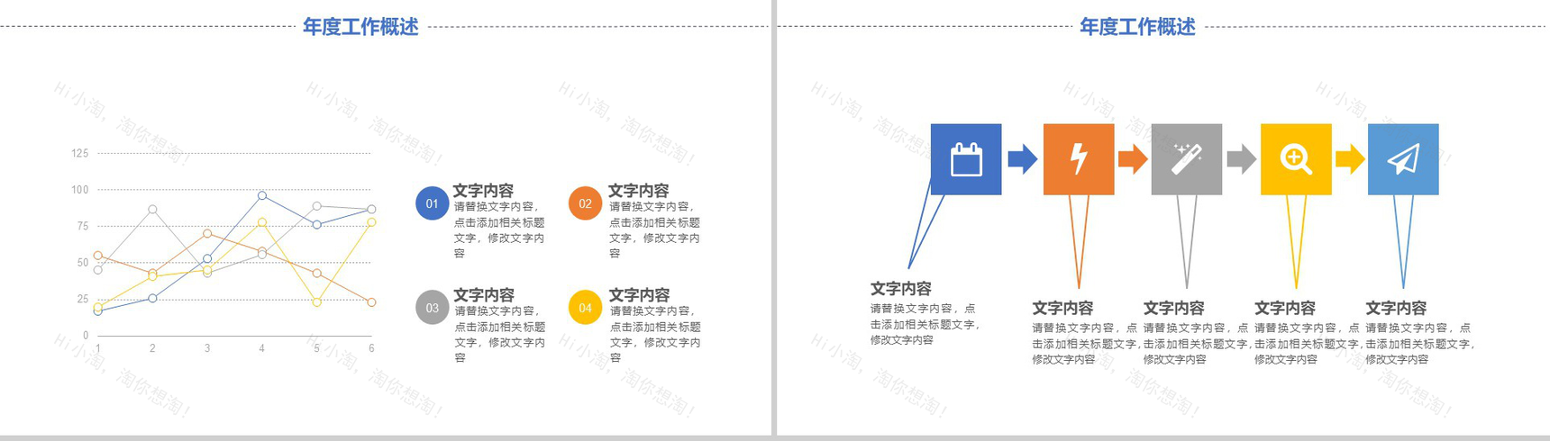 通讯传媒通用工作汇报PPT模板-8
