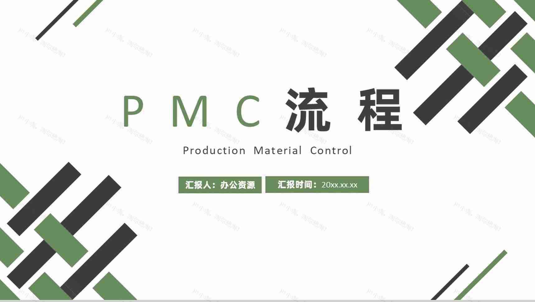 企业生产现场PMC生产计划与生产进度的控制生产进度管理PPT模板-1