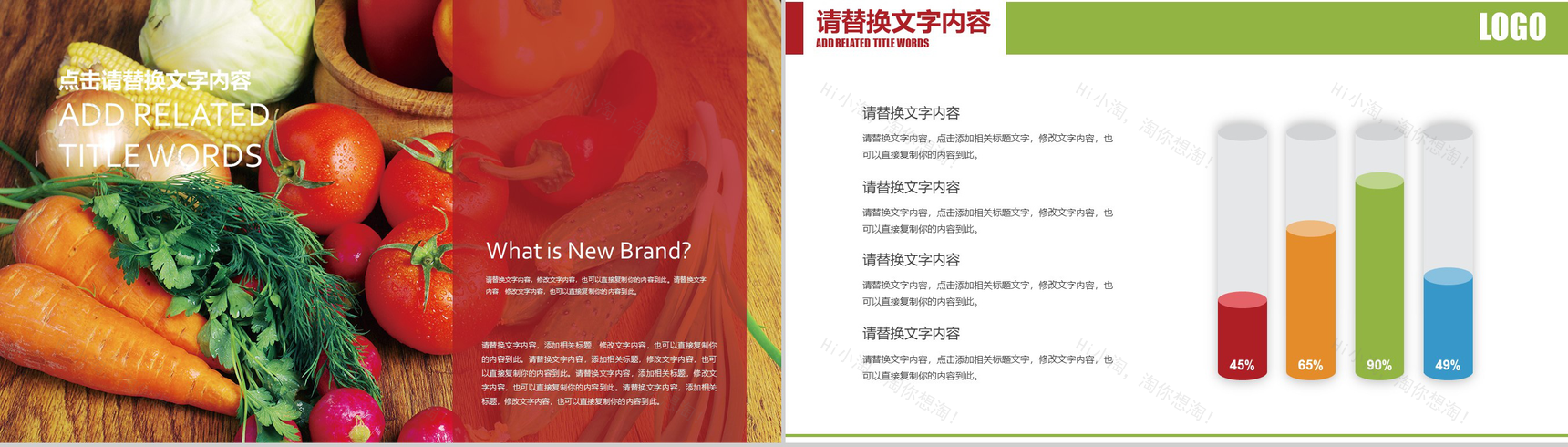 绿色蔬菜食品安全检查报告汇报PPT模板-6
