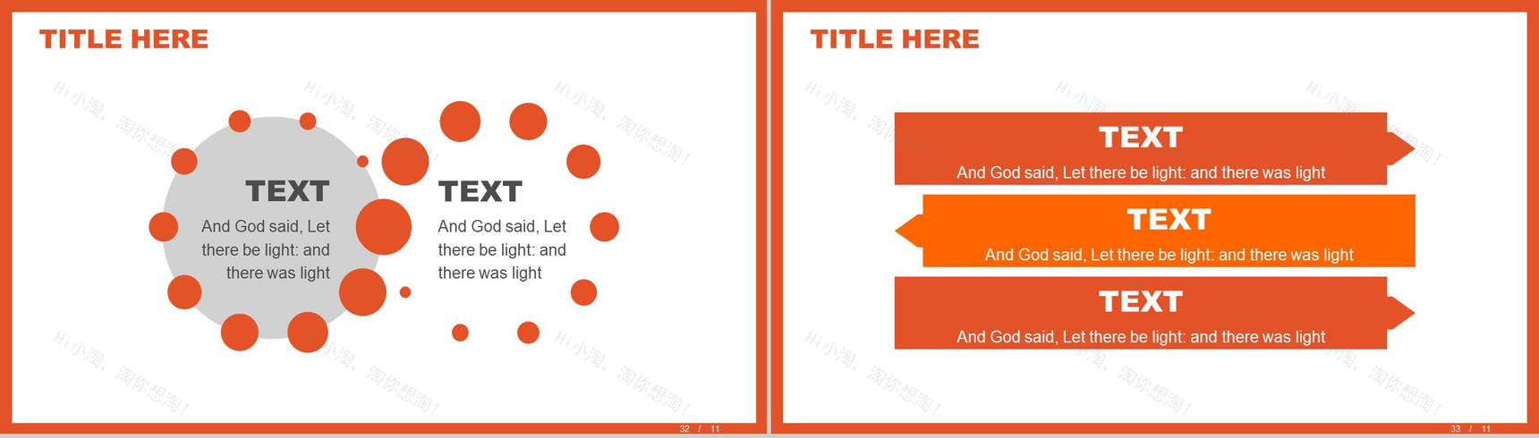 橙色互联网数据分析薪酬统计报告PPT模板-17