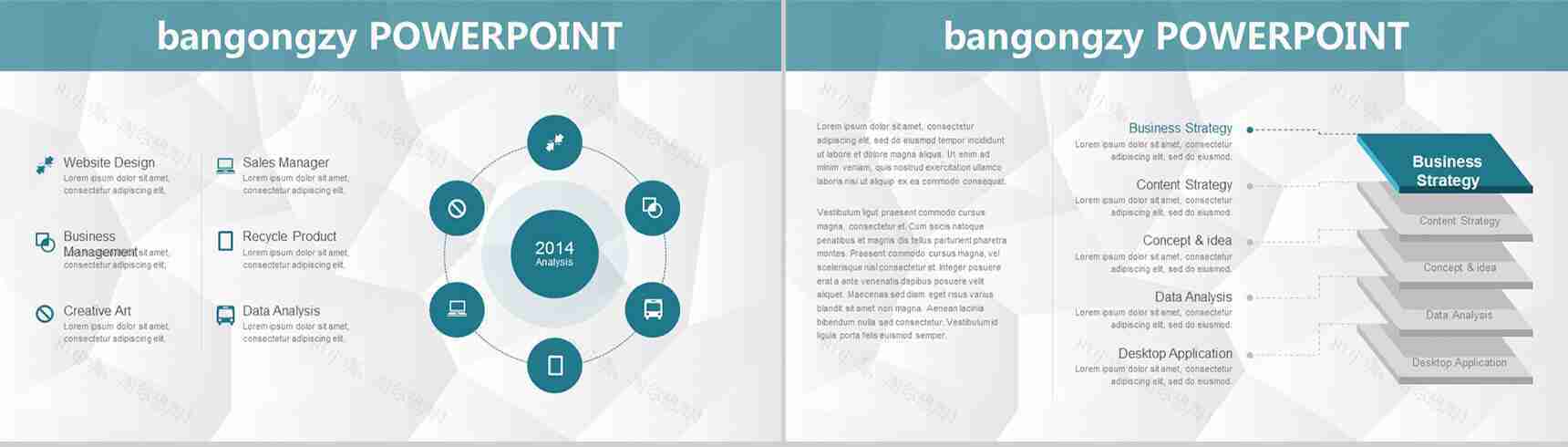 劳动操作商务总结汇报通用PPT模板-5