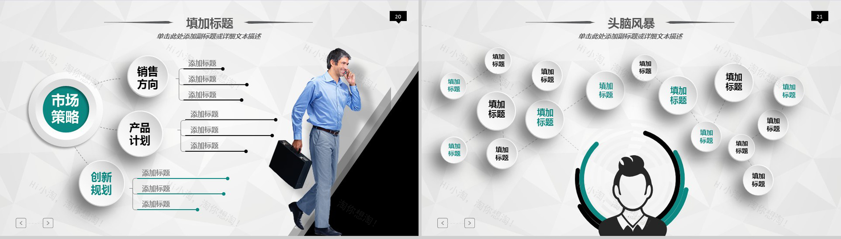 完整框架工作汇报暨阶段计划PPT模板-11