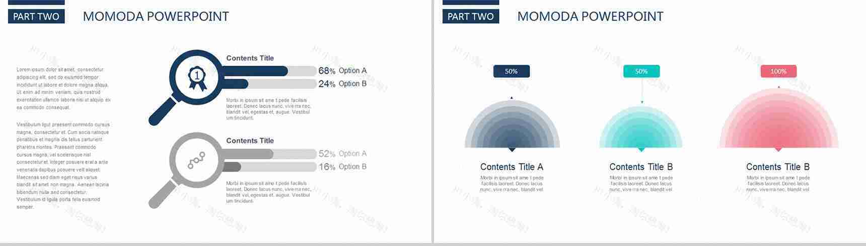 白色商务简洁风大气PPT模板-6