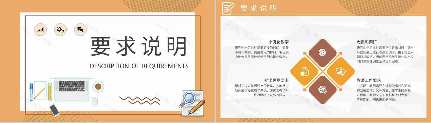 学生课题调研成果汇报研究性学习报告范文总结PPT模板-4