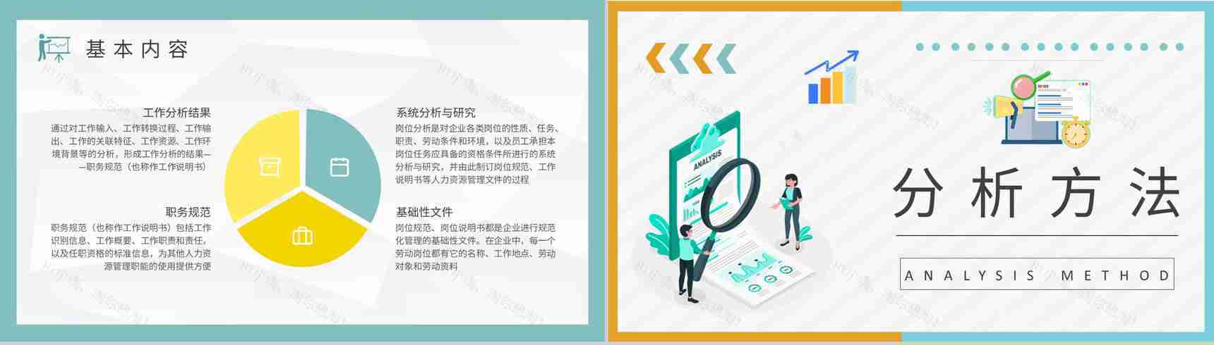 员工岗位评价情况汇报企业部门岗位工作分析总结PPT模板-5