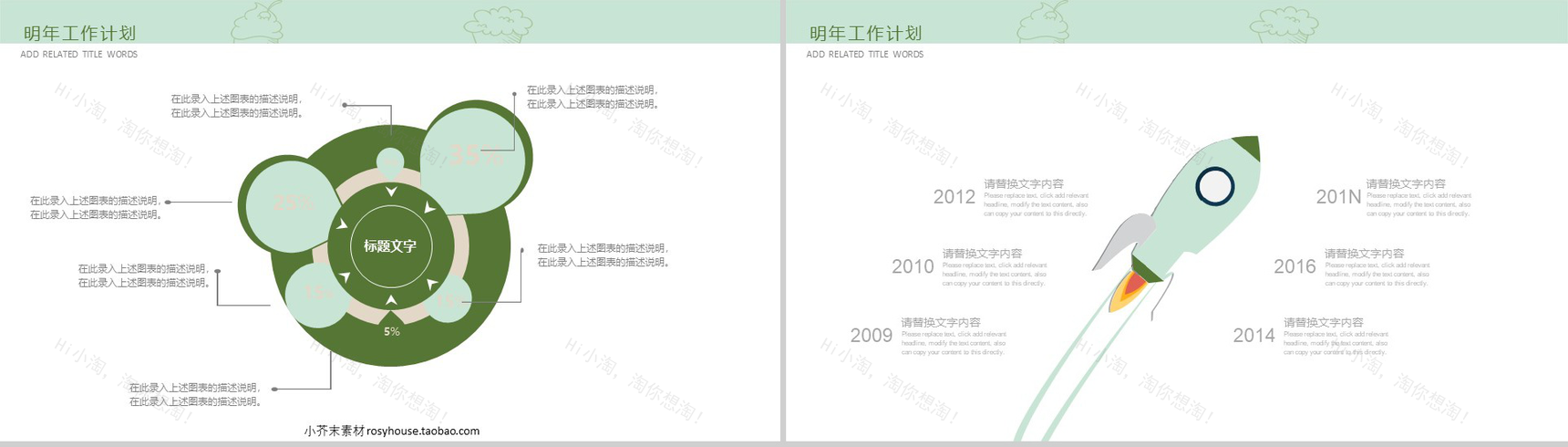 精美大气绿色甜品冰激凌项目宣传策划PPT模板-11