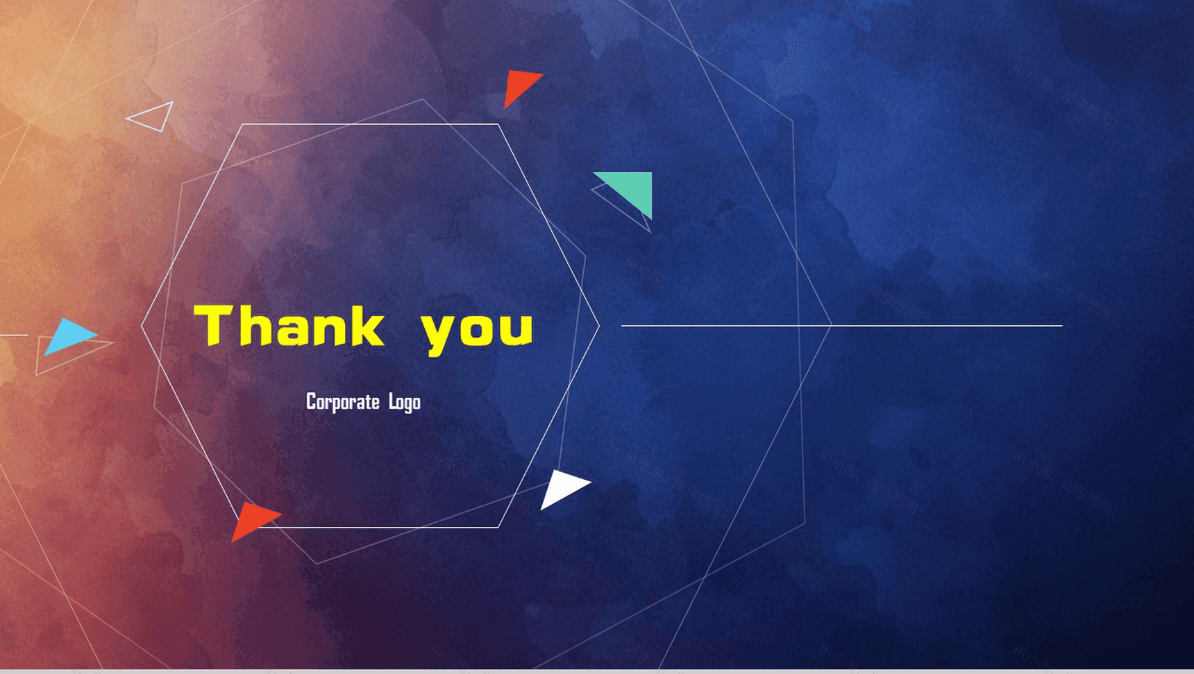 高端商务渐变工作总结述职报告PPT模板-6