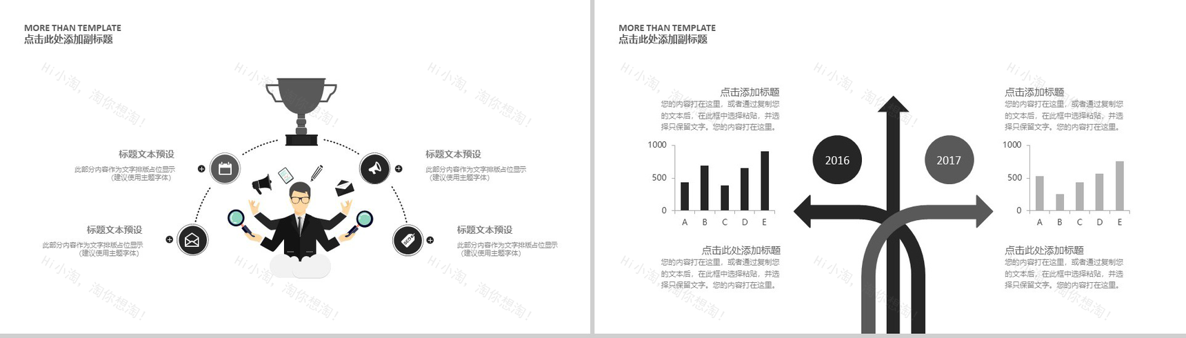 商务汇报简约家居装修画册PPT模板-8