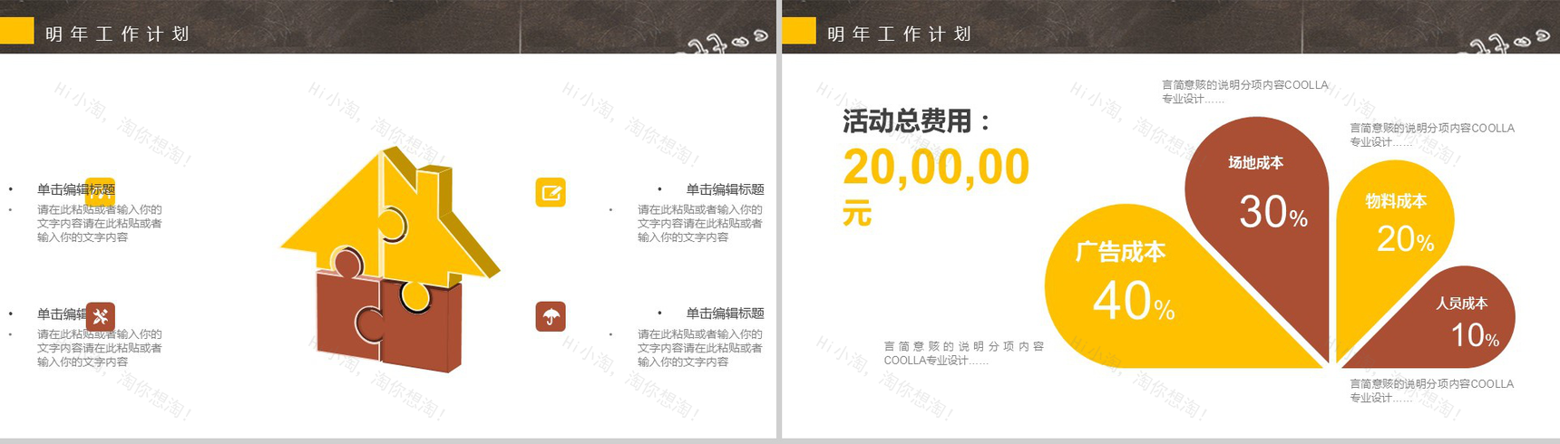 大气简约休闲下午茶咖啡产品推广宣传年终总结汇报PPT模板-12