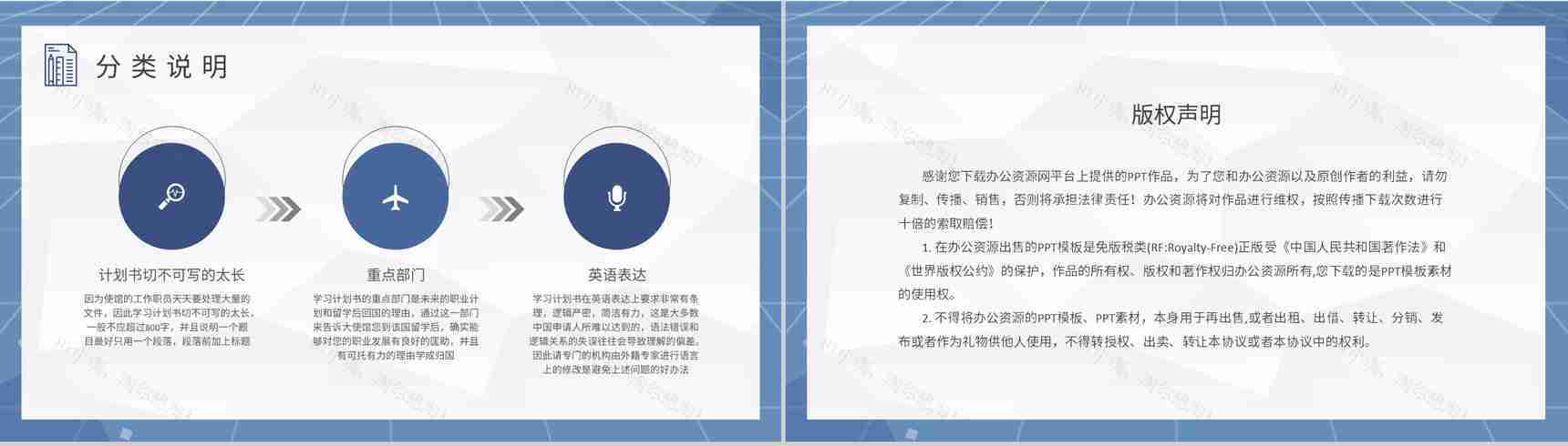 初中学校学生课程学习小结个人学习计划实施效果评价PPT模板-8
