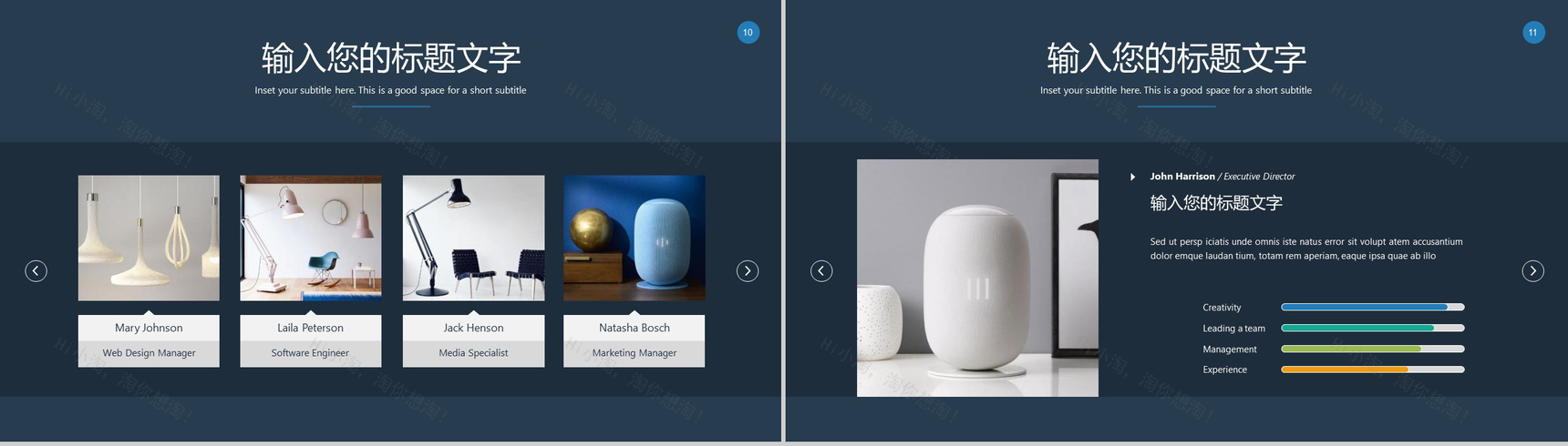 扁平化工作汇报工作总结年终总结PPT模板-6