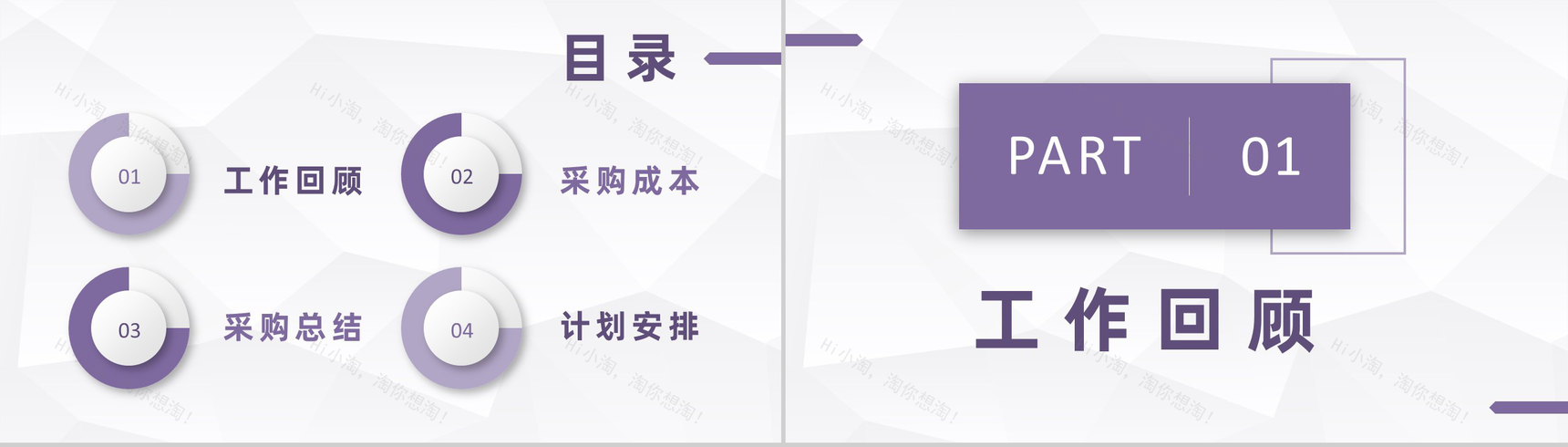 公司采购月报总结采购部门成本分析整体情况汇报PPT模板-2