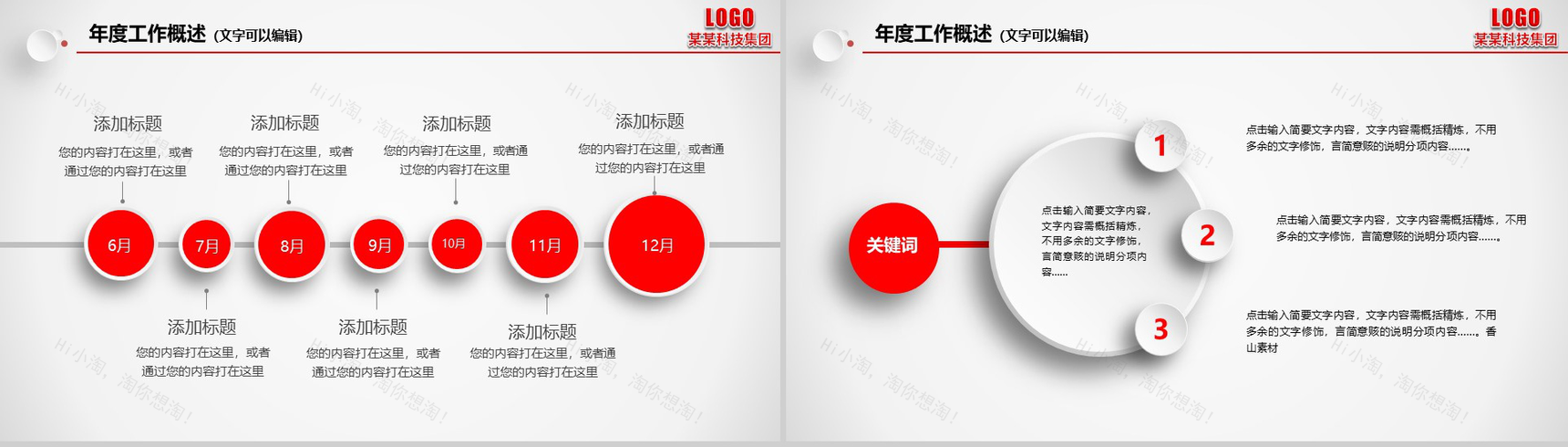 个性简约个人总结年度工作总结汇报PPT模板-6