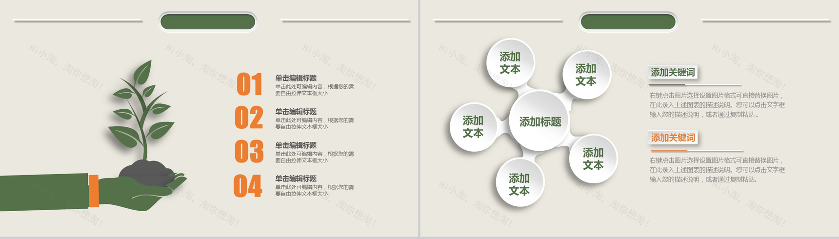 微粒体环保行业工作汇报工作总结PPT模板-14