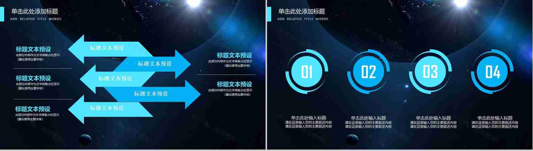 2019未来科技到来宣传PPT模板-3