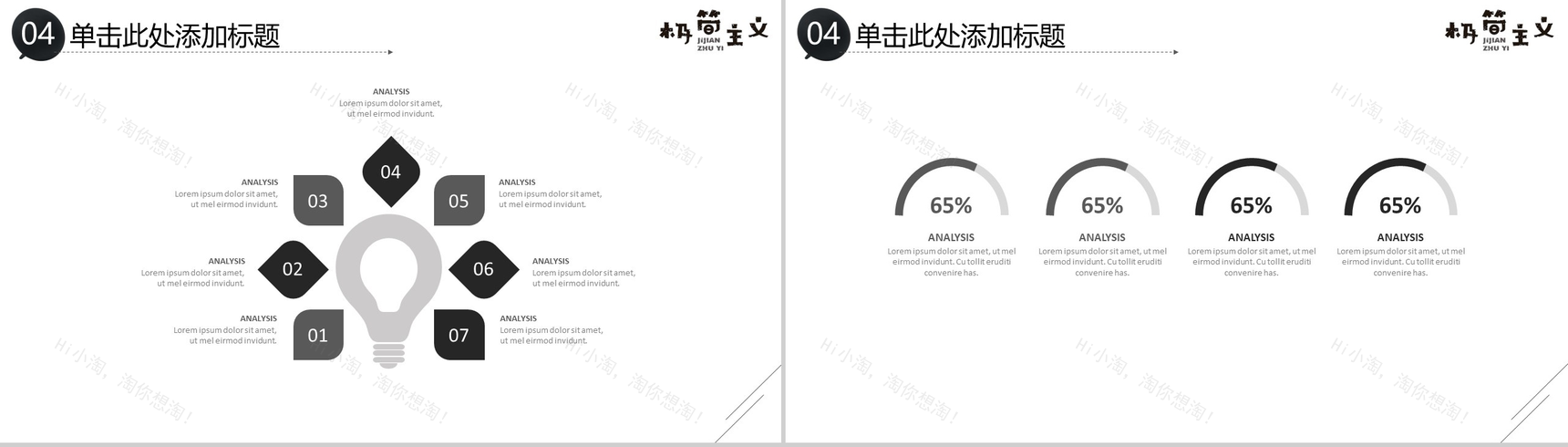 时尚简洁极简主义岗位竞聘年中总结汇报PPT模板-20