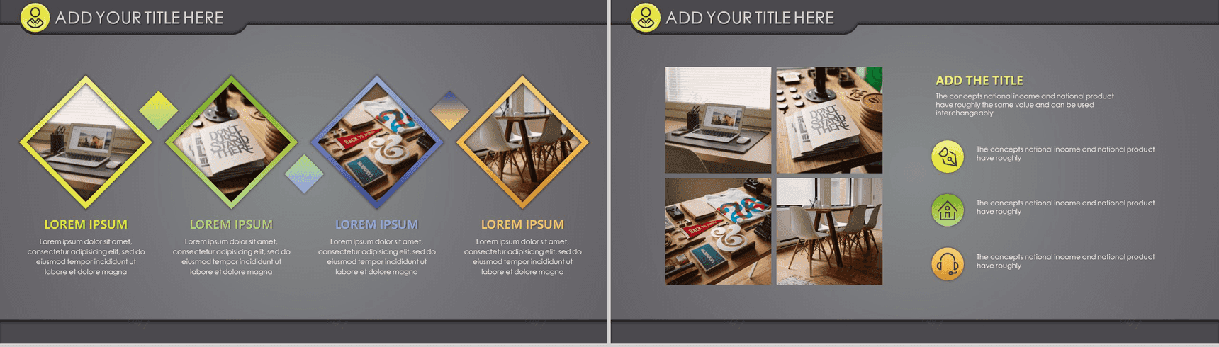 灰色欧美商务通用总结PPT模板-3