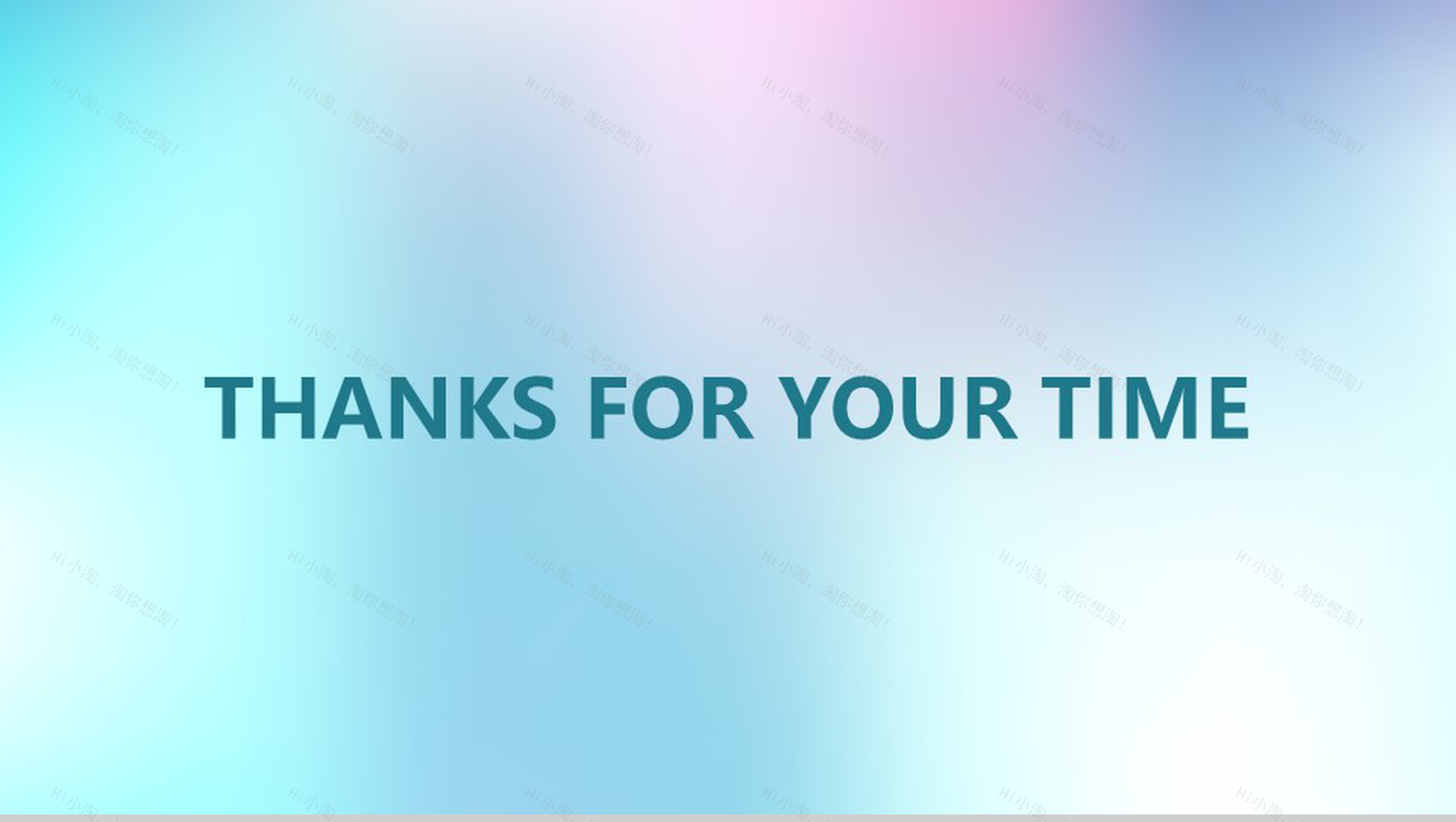 靓丽商务总结汇报商务PPT模板-12