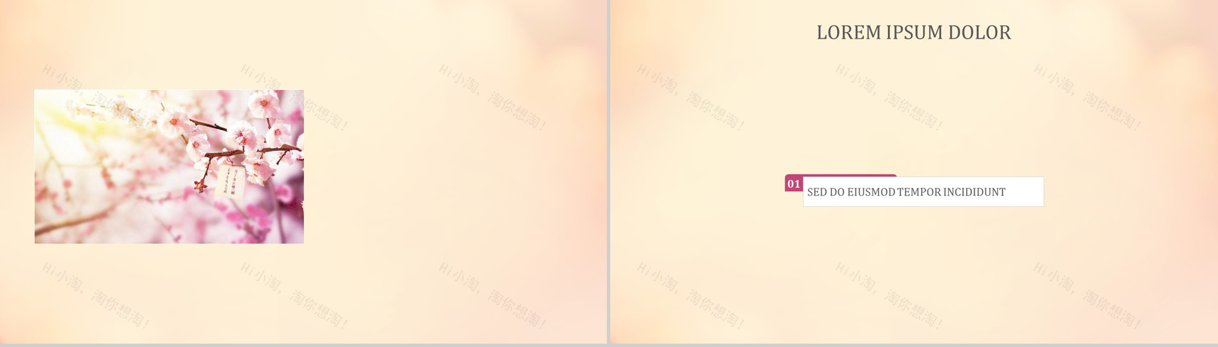 唯美清新中国风商务工作总结汇报PPT模板-6