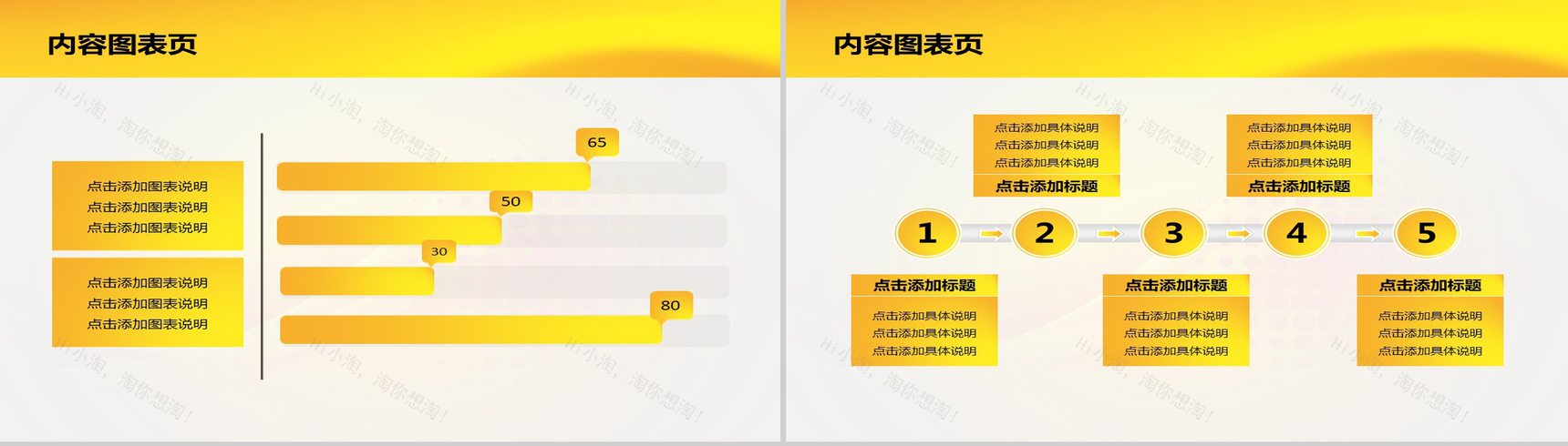 橙黄简洁风格工作总结应用PPT模板-5