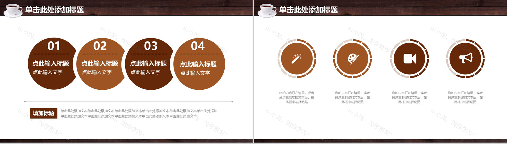 咖啡餐饮工作计划总结汇报动态通用PPT模板-4