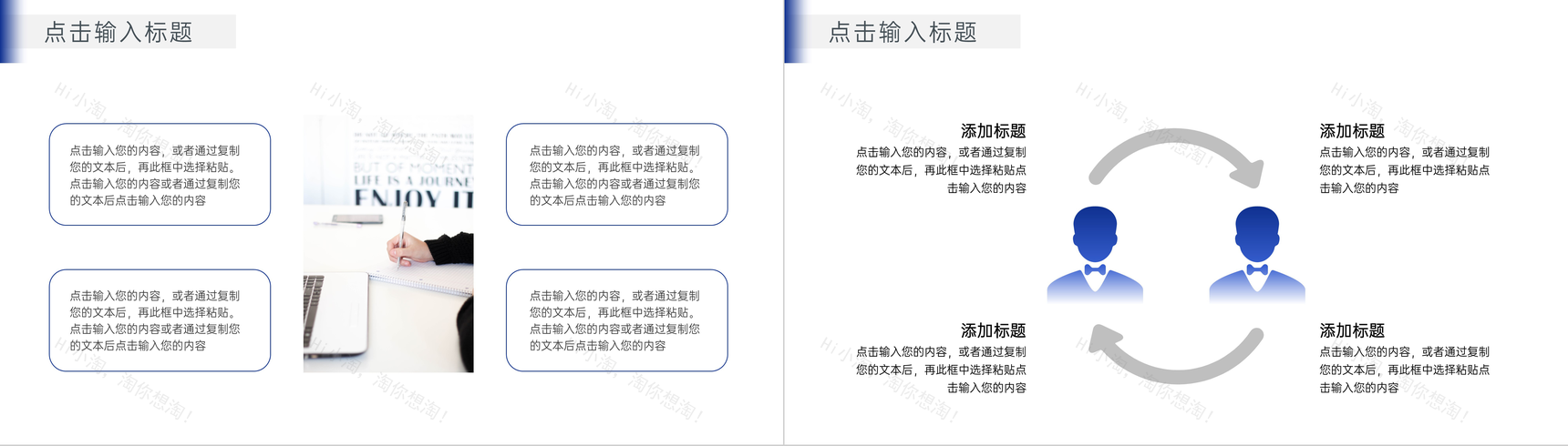蓝色简约项目运营报告个人述职汇报通用PPT模板-3