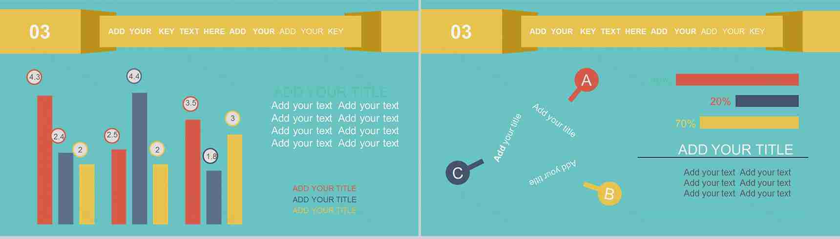 蓝色商务欧美通用PPT模板-9