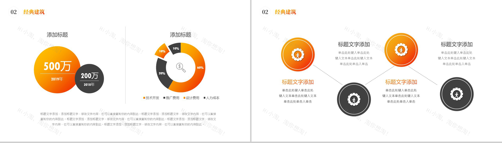 橙色现代建筑学知识课堂PPT模板-4