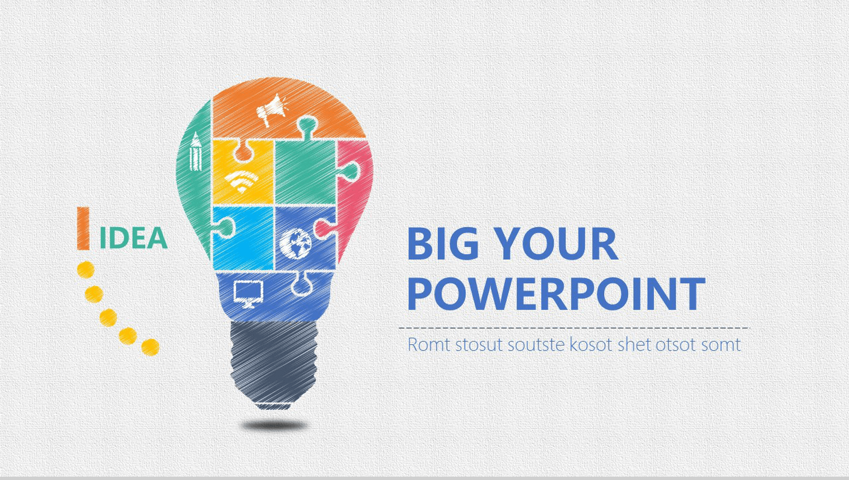 扁平化商务风工作总结年终汇报PPT模板