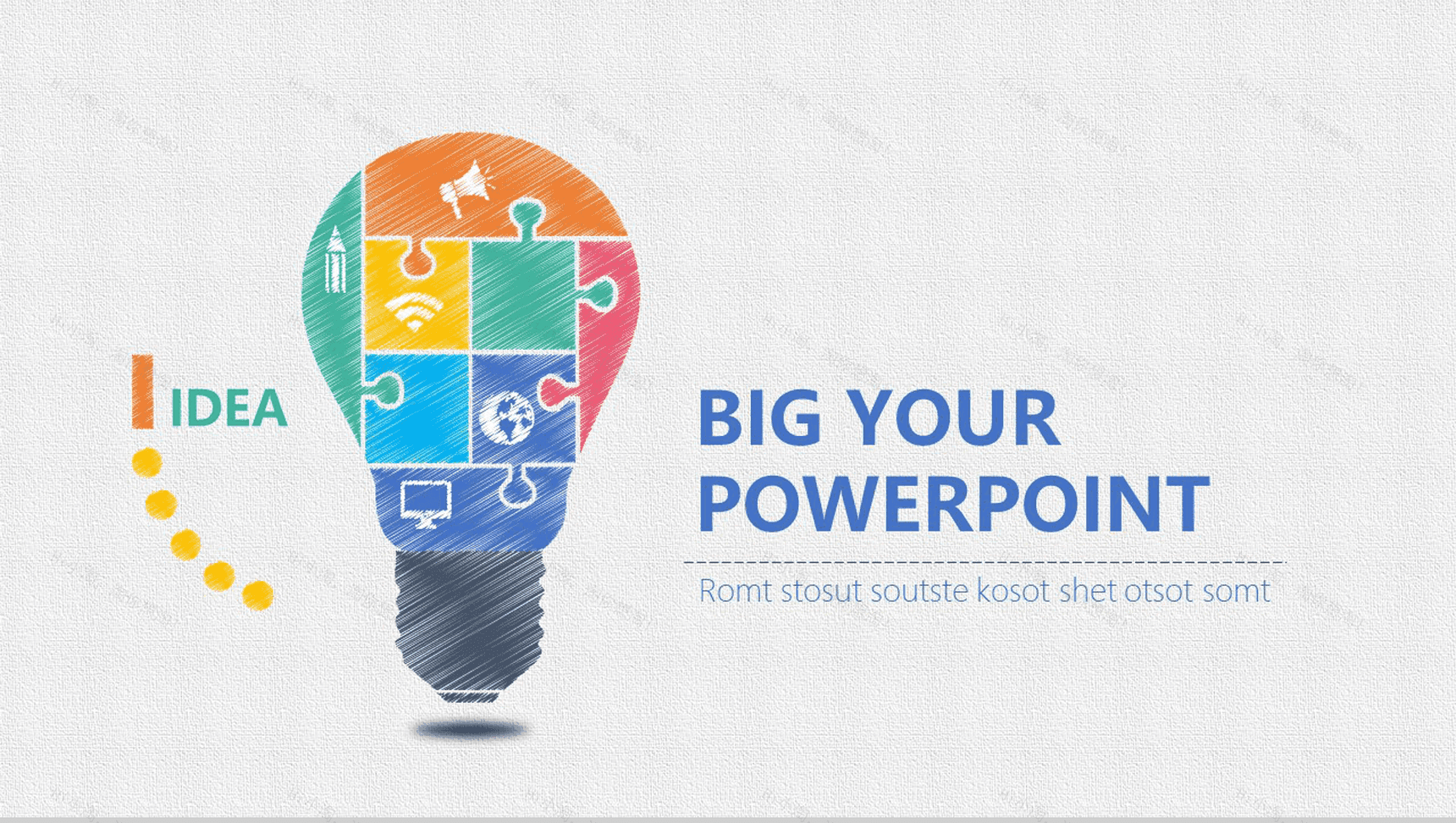 扁平化商务风工作总结年终汇报PPT模板-1