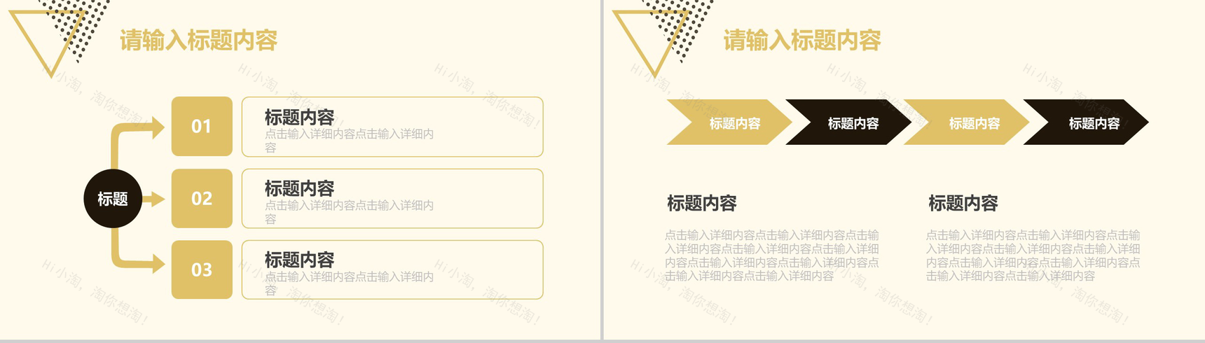 土黄色MBE设计风格年中总结PPT模板-4