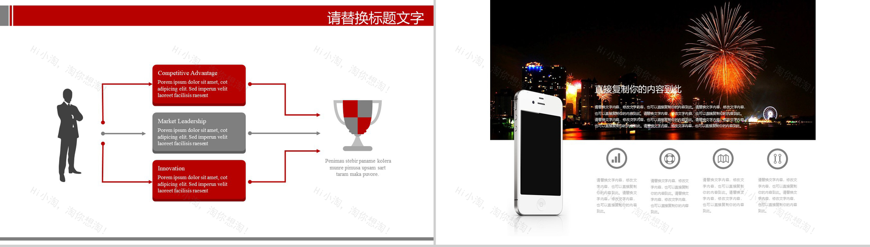 2019大学生职业生涯规划工作汇报PPT模板-4