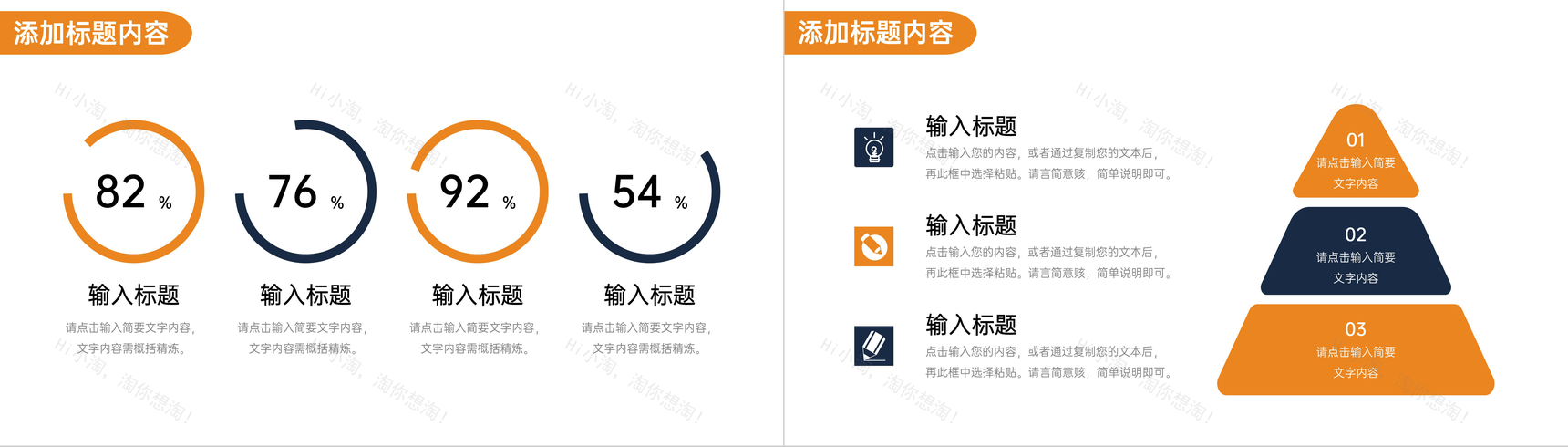 橙色商务项目运营报告品牌营销推广PPT模板-3