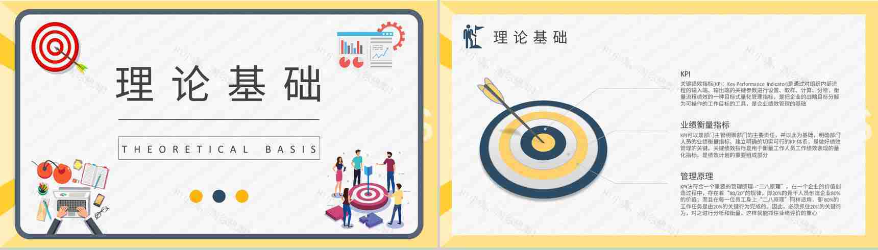 公司部门KPI指标体系学习员工绩效考核管理工作总结PPT模板-7