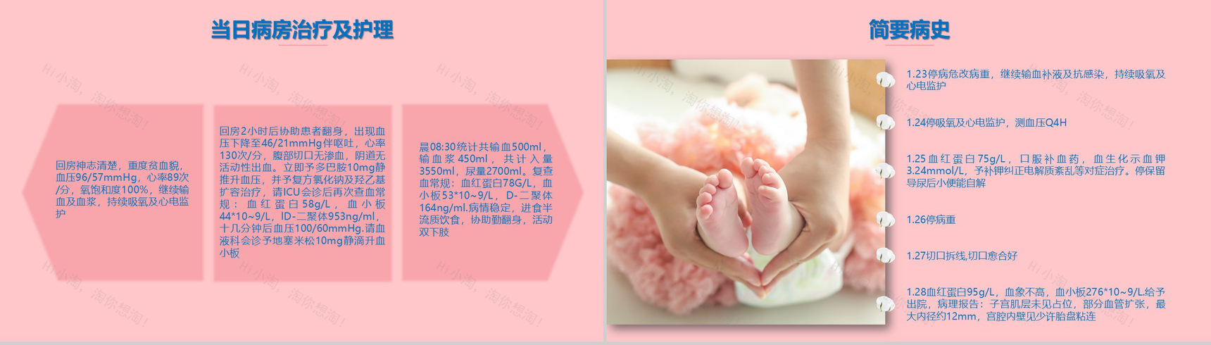 妇产科产后大出血护理PTT模板-4