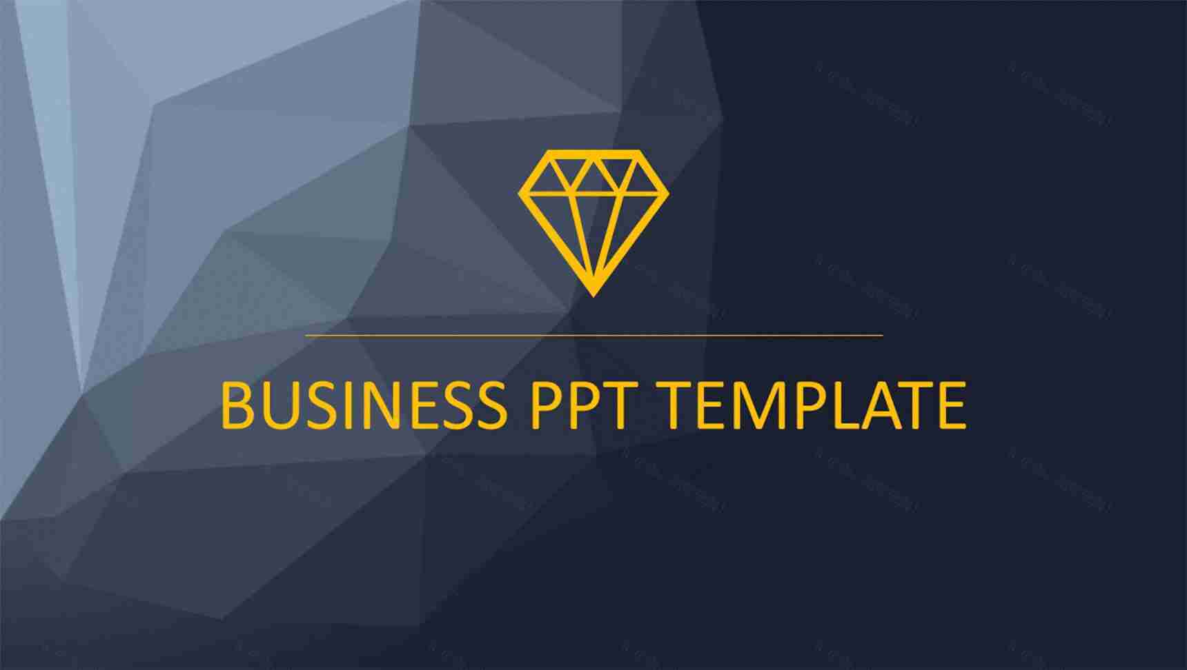 黑白工作总结商务通用PPT模板-1