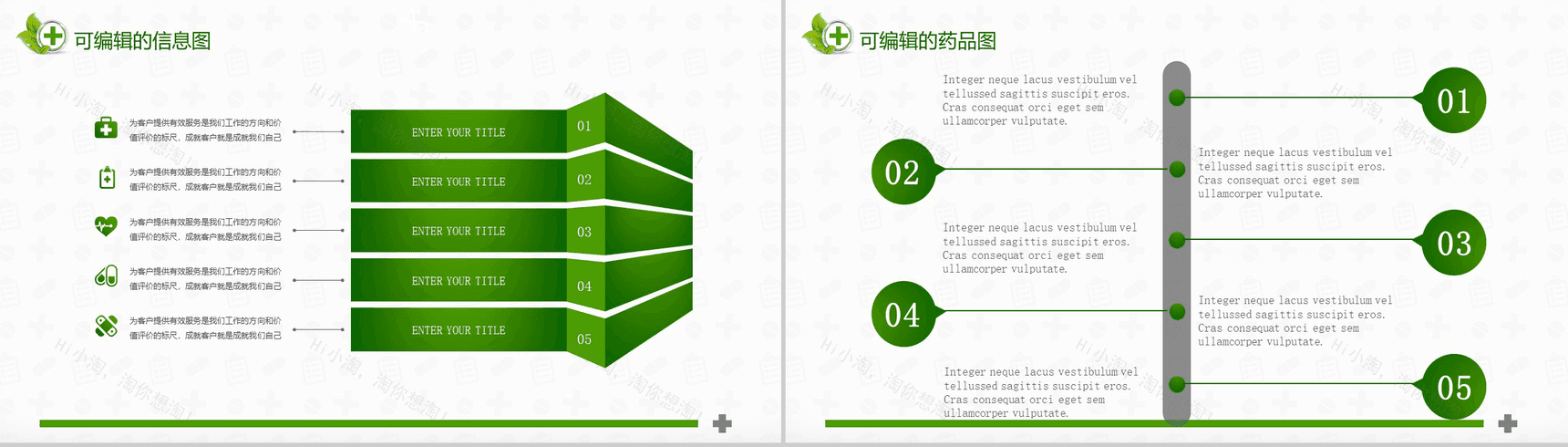 医院年度季度工作总结报告通用设计PPT模板-18