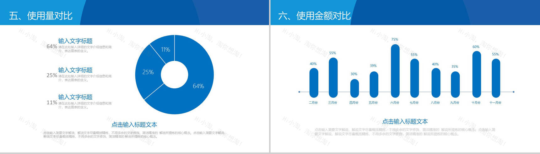 创意商务实用个人工作总结采购月报汇报PPT模板-5