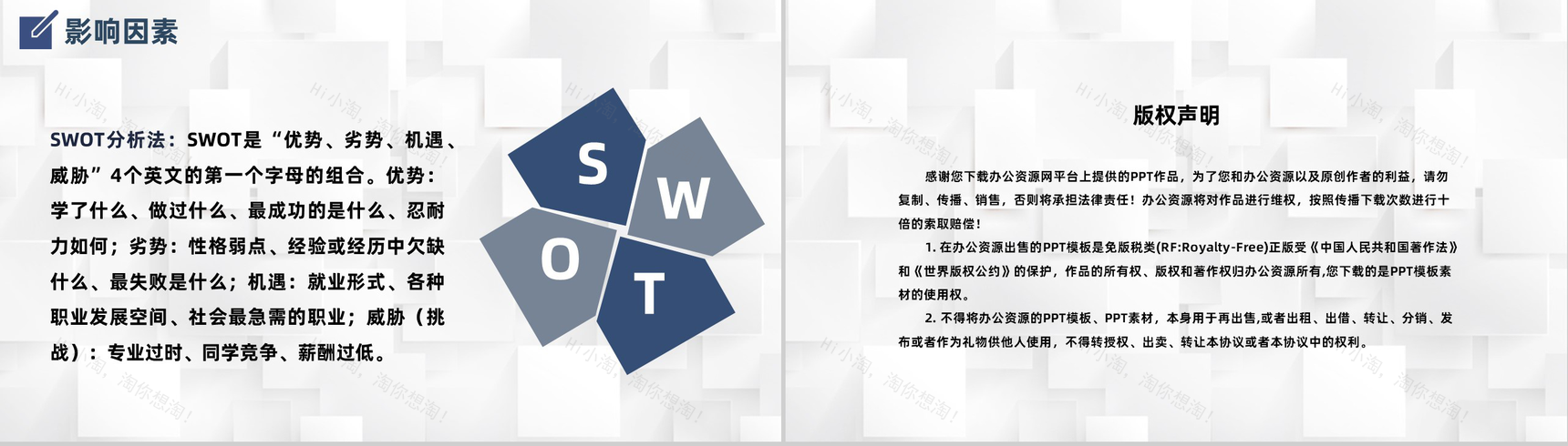 大学生职业生涯规划设计演讲稿开场白范文专用PPT模板-10