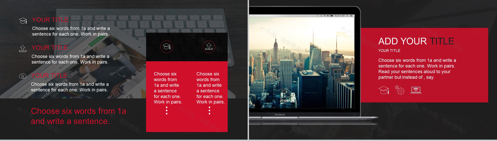欧美风商务汇报企业宣传PPT模板-3