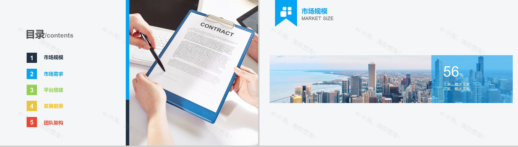 互联网与公寓研究报告市场调研分析PPT模板-2