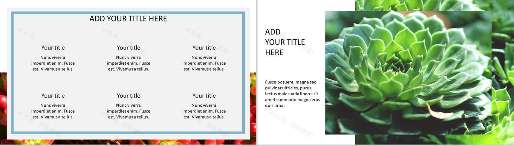 20XX小清新欧美风工作总结商务汇报PPT模板-11