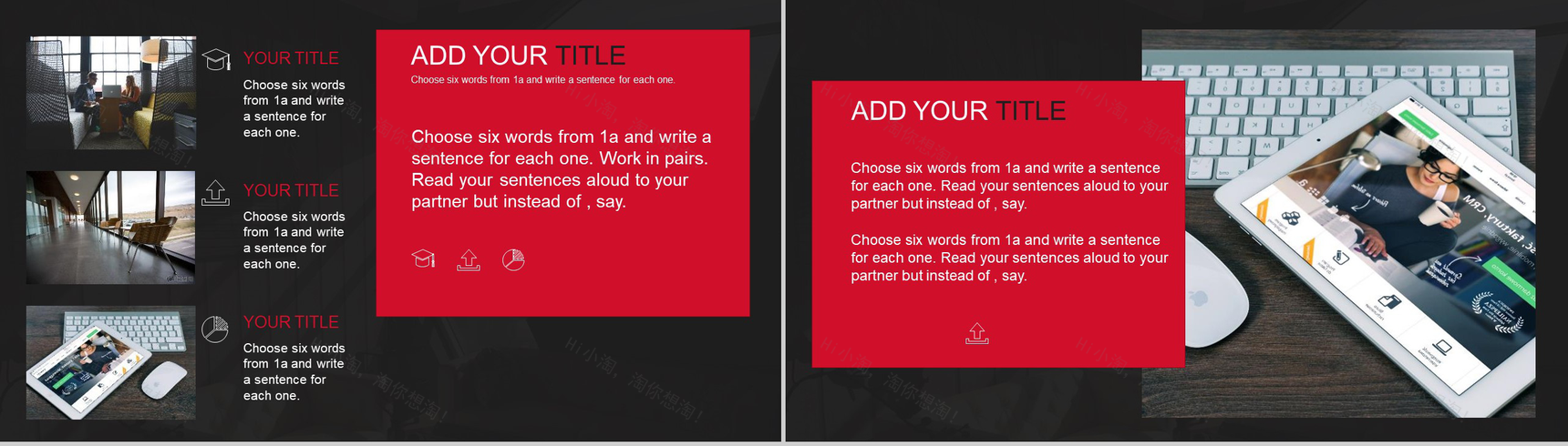 欧美风商务汇报企业宣传PPT模板-11