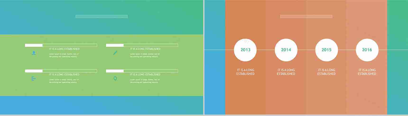 多边形炫彩静态超酷PPT模板-6