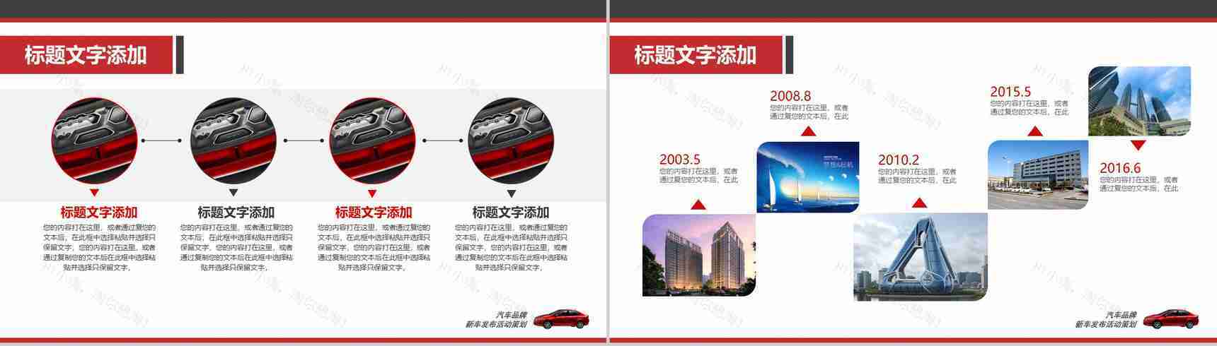 汽车行业工作汇报PPT模板-2